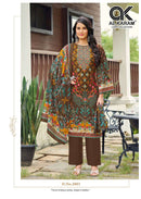 Al Karam Areeba Vol 2 Rayon Cotton Self Embroidered Work Salwar Kameez