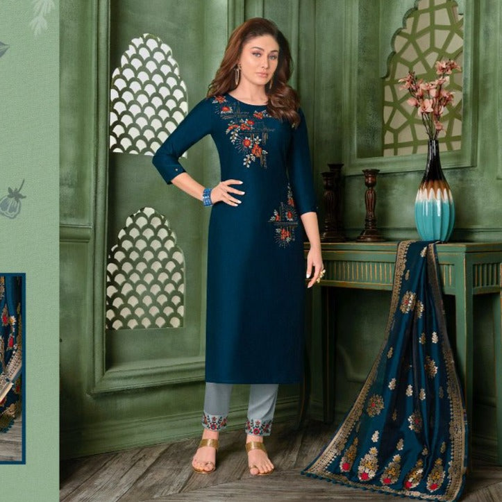 Anju Fabrics Mayuri Vol 2 Bamber Silk & Jam Silk Stylish Ready Made Pa