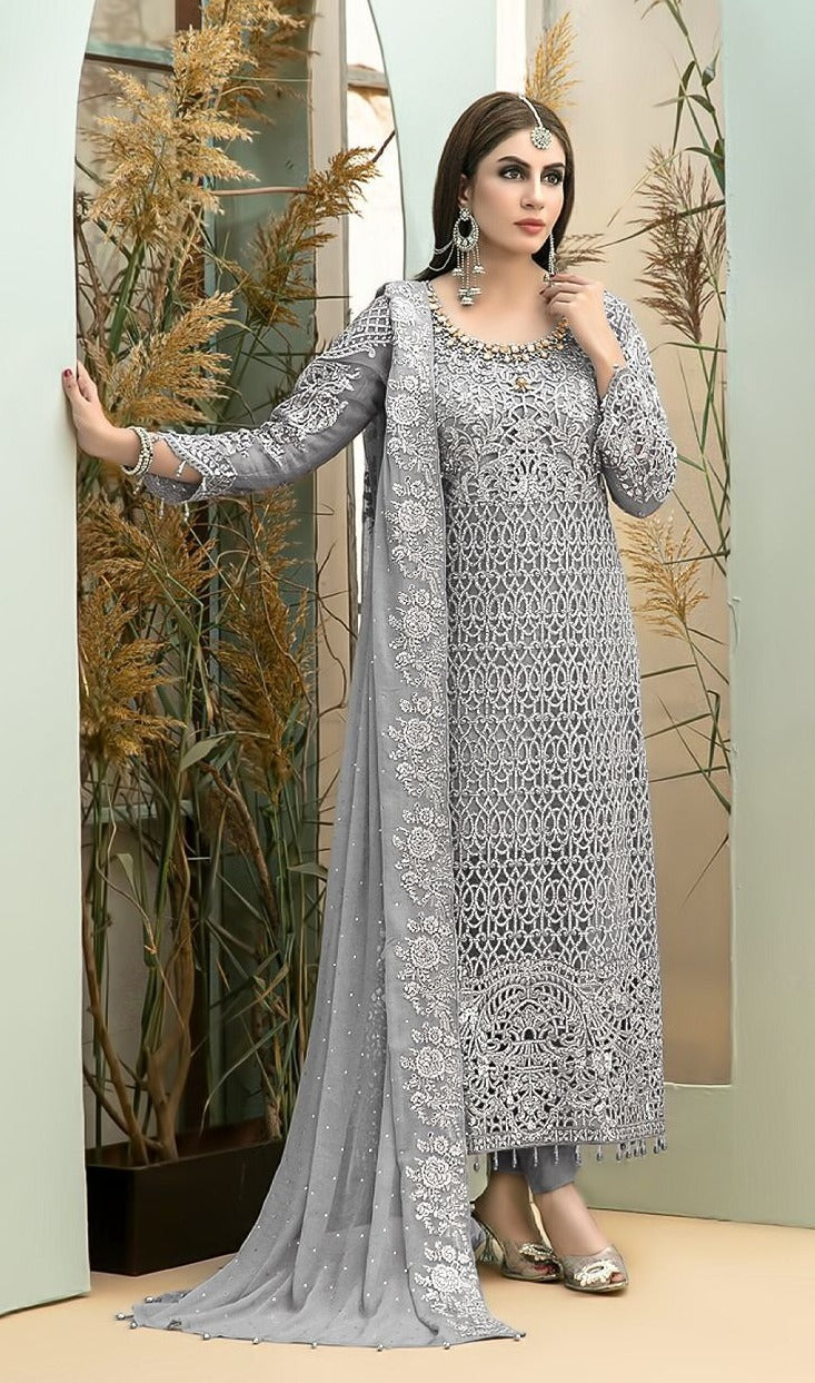 Cosmos Aayra Exclusive Georgette With Fancy Work Stylish Designer Party  Wear Fancy Salwar Kameez