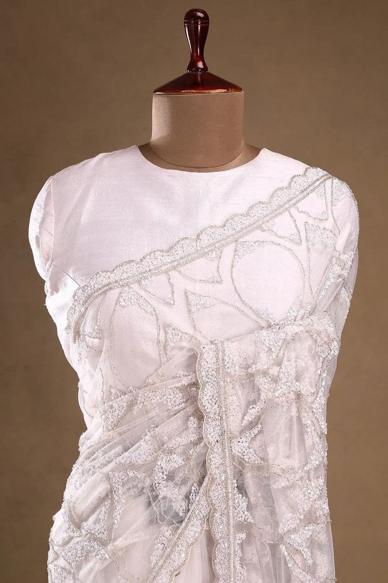 SYF ASN-87 Premium Butterfly Net Sequins Saree – Elegant Party & Wedding Wear Collection