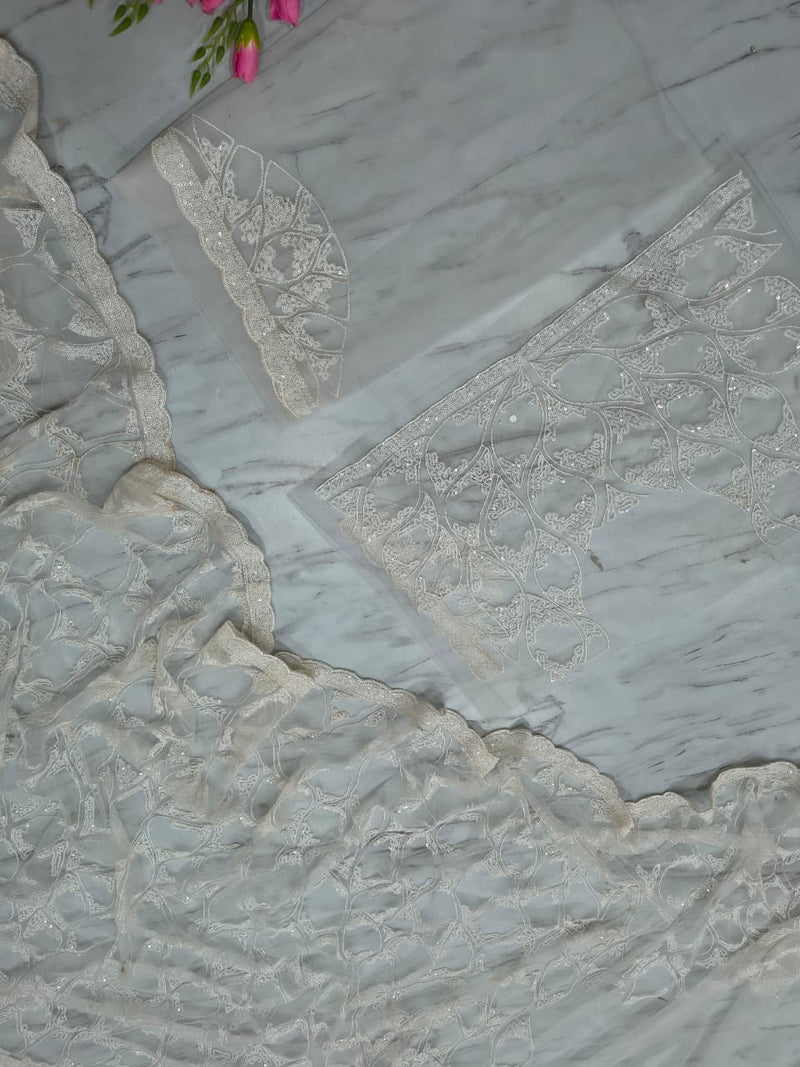 SYF ASN-87 Premium Butterfly Net Sequins Saree – Elegant Party & Wedding Wear Collection