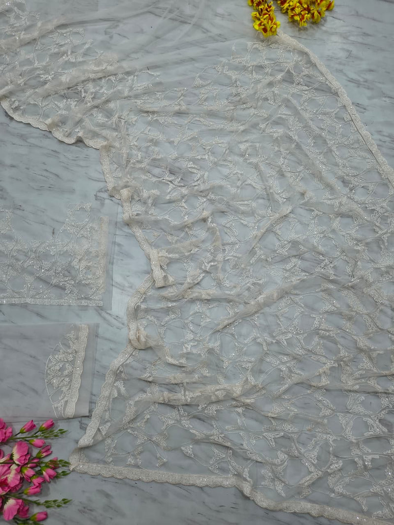 SYF ASN-87 Premium Butterfly Net Sequins Saree – Elegant Party & Wedding Wear Collection