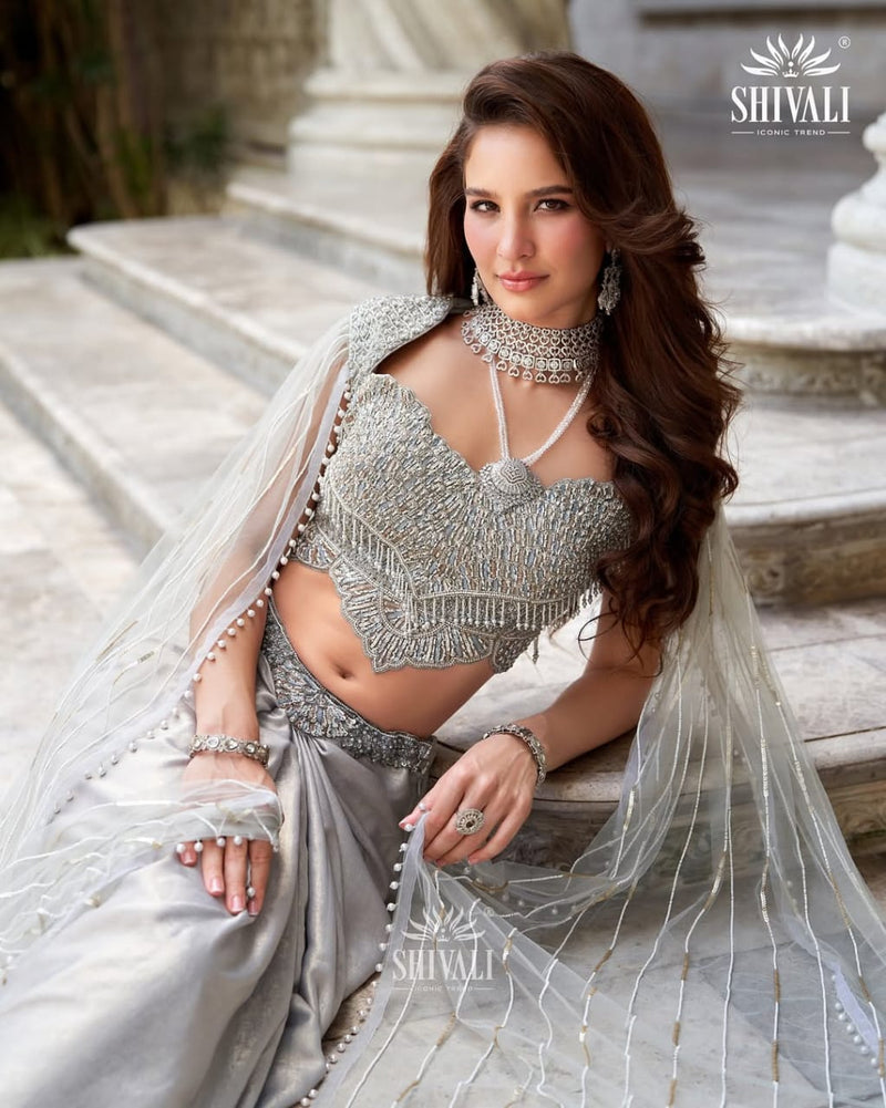 Tyohaar Silver Elegance Outfit Shivali 2025 Festive Collection