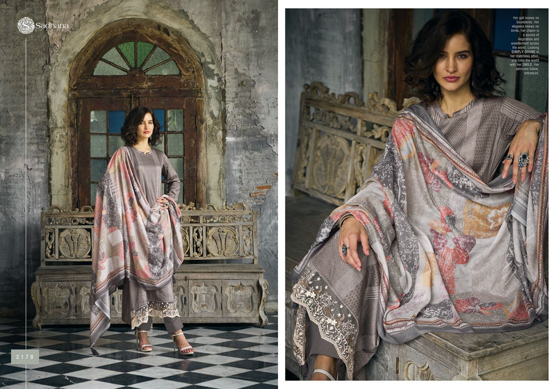 Sadhana Fashion Sufiyana Jam Silk Digital Print With Fancy Embroidery Work Suits