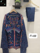 Sapphire Agha Noorain 188 Pure Lawn Cotton Printed Pret Kurti