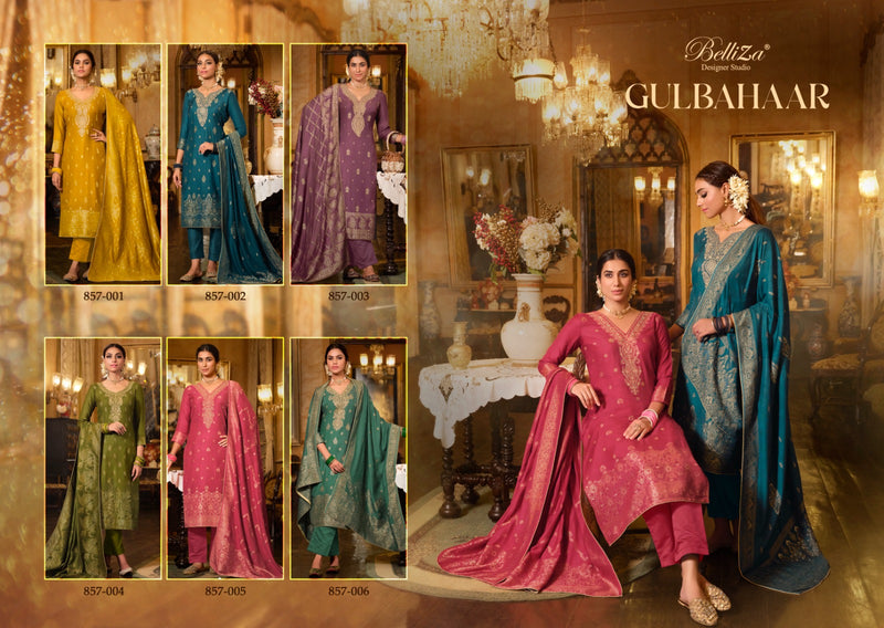 Belliza Designer Studio Gulbahaar Pashmina  Heavy Embroidery Work Fancy Suit