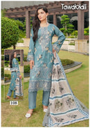 Tawakkal Saba Luxury Lawn Cotton Collection Printed Karachi Salwar Kameez