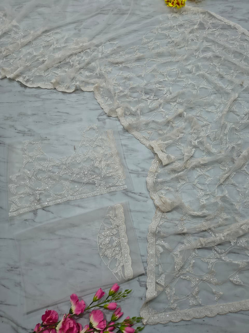 SYF ASN-87 Premium Butterfly Net Sequins Saree – Elegant Party & Wedding Wear Collection