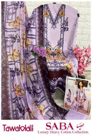 Tawakkal Saba Luxury Lawn Cotton Collection Printed Karachi Salwar Kameez