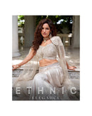 Shivali Tyohaar Elegant Champagne Draped Lehenga Set Festive Edit 2025