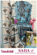 Tawakkal Saba Luxury Lawn Cotton Collection Printed Karachi Salwar Kameez