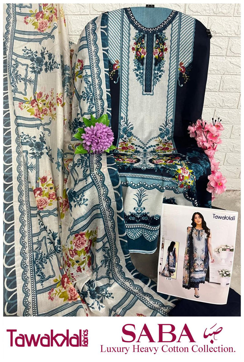 Tawakkal Saba Luxury Lawn Cotton Collection Printed Karachi Salwar Kameez