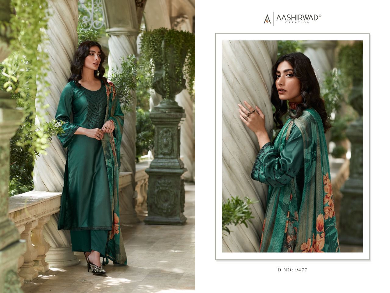 Aashirwad Creation Aarushi Silk Printed Designer Salwar Kameez