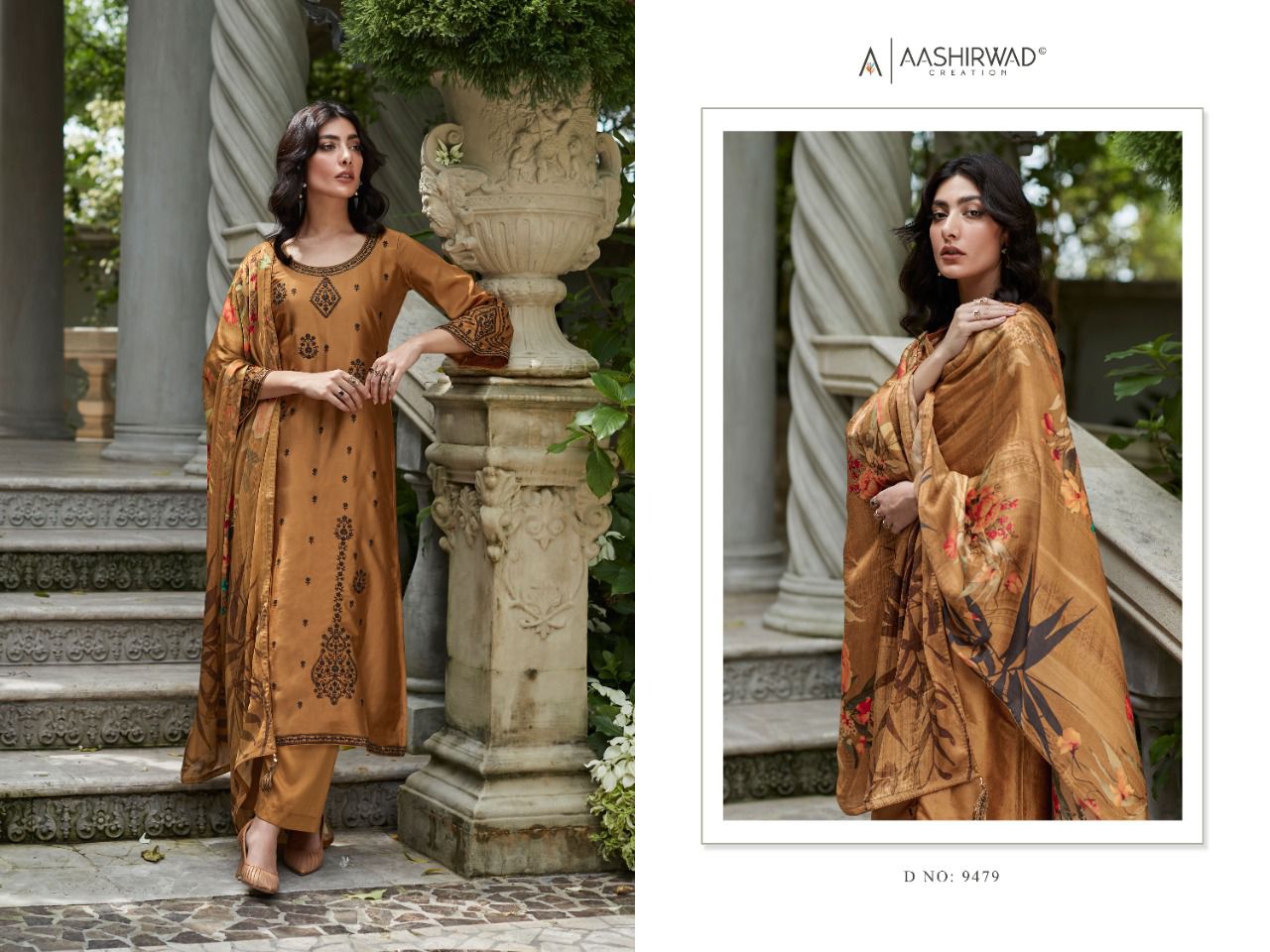 Aashirwad Creation Aarushi Silk Printed Designer Salwar Kameez