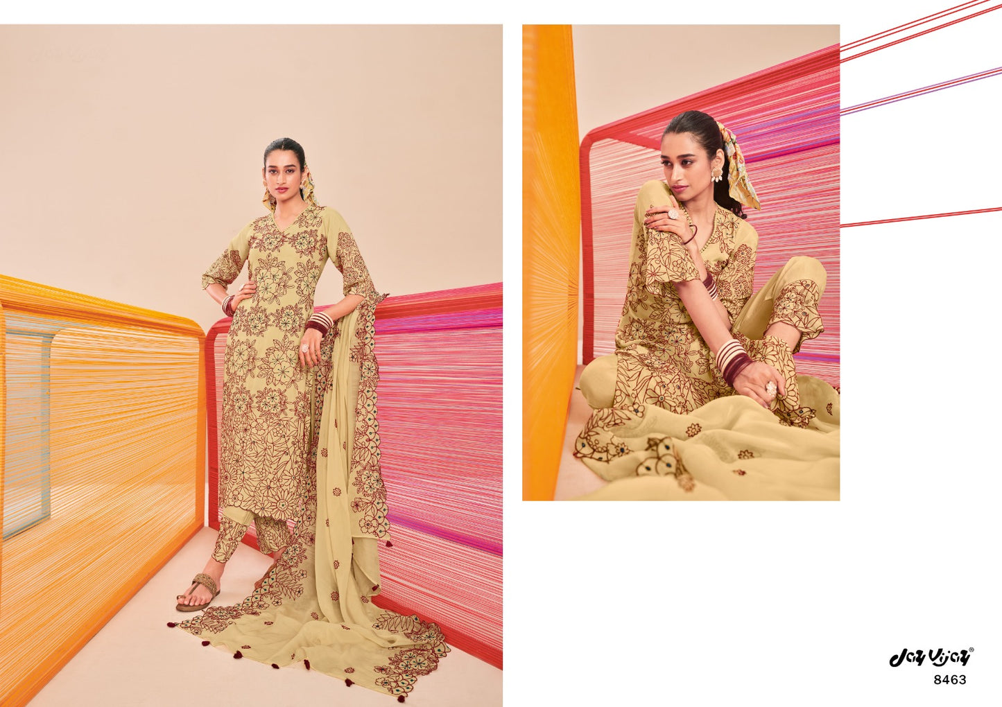 Jay Vijay Aasmani Vol 2 Silk Fancy Embroidery Heavy Work Suits