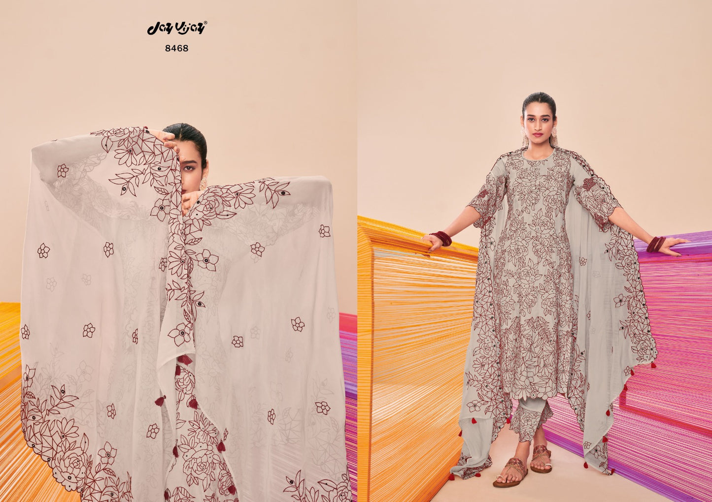 Jay Vijay Aasmani Vol 2 Silk Fancy Embroidery Heavy Work Suits