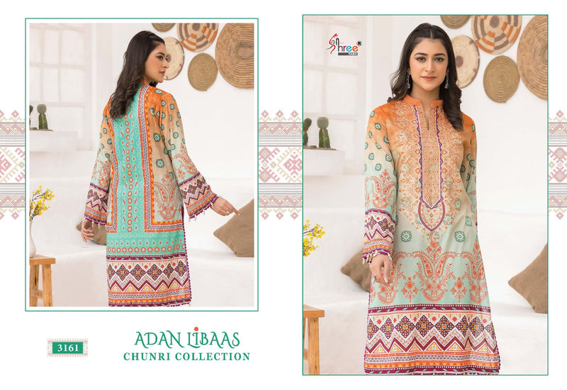 Shree Fabs Adan Libas Chunri Collection Cotton Print With Fancy Embroidery Suits