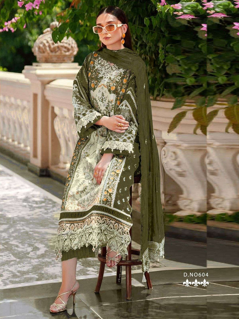 Aabyaan Designer Suits Sana Safinaz Vol 6 Pure Cotton Printed Salwar Kameez