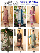 Aabyaan Designer Suits Sana Safinaz Vol 6 Pure Cotton Printed Salwar Kameez