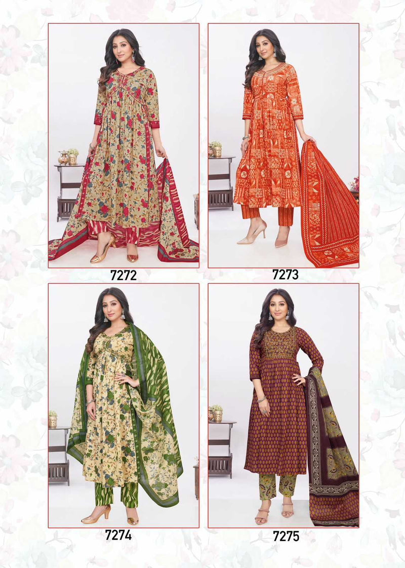 Aarvi Fashion Samira Vol 2 Fancy Naira And Alia Cut Embroidery Designer Combo Set Of Kurti