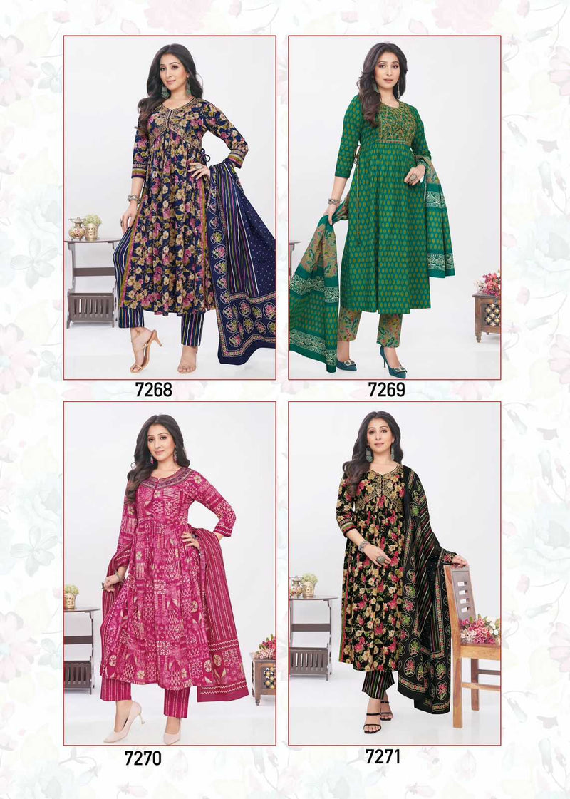 Aarvi Fashion Samira Vol 2 Fancy Naira And Alia Cut Embroidery Designer Combo Set Of Kurti