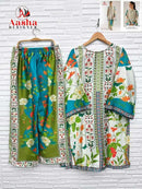 Aasha Designer Co Ord Set Modal Satin Designer Wear Pret Kurti