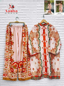 Aasha Designer Co Ord Set Modal Satin Designer Wear Pret Kurti