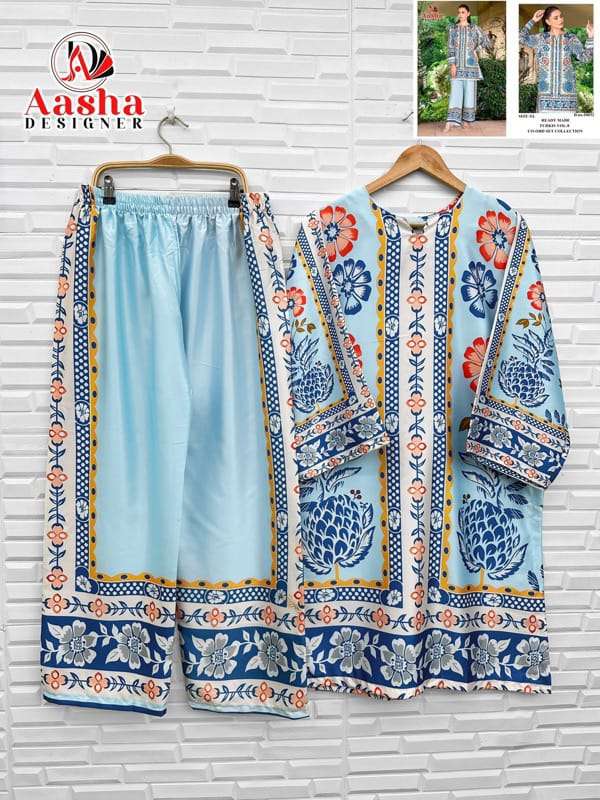 Aasha Designer Co Ord Set Modal Satin Designer Wear Pret Kurti