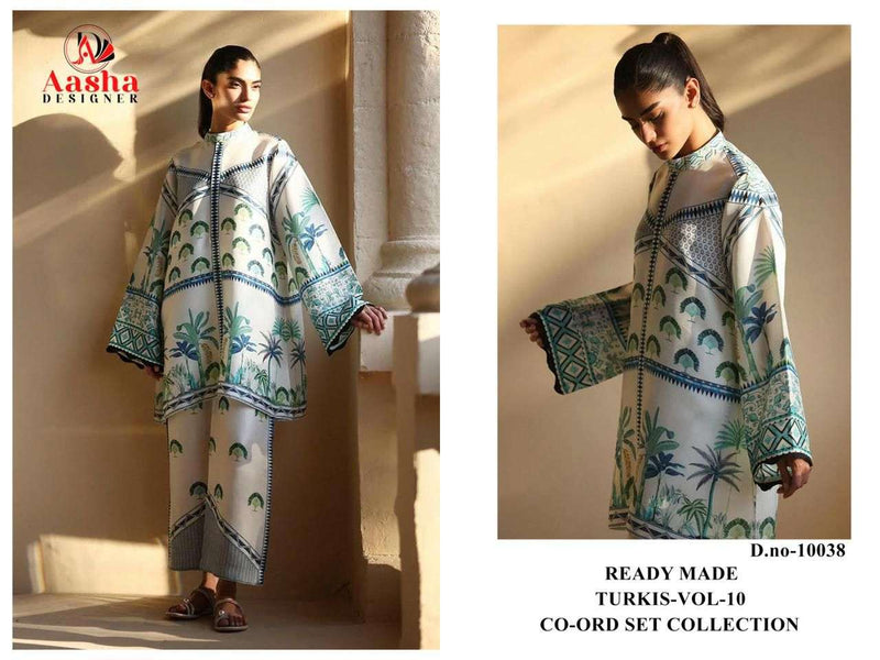 Aasha Designner 10037-10038-10039-10040 Modal Satin Pret Kurti