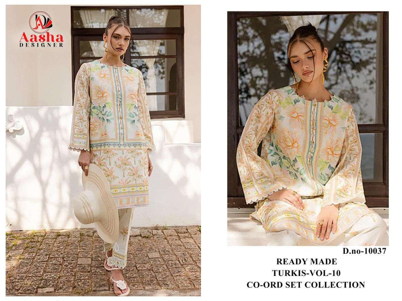 Aasha Designner 10037-10038-10039-10040 Modal Satin Pret Kurti