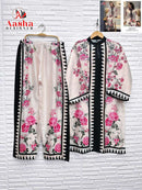 Aasha Designner 10037-10038-10039-10040 Modal Satin Pret Kurti