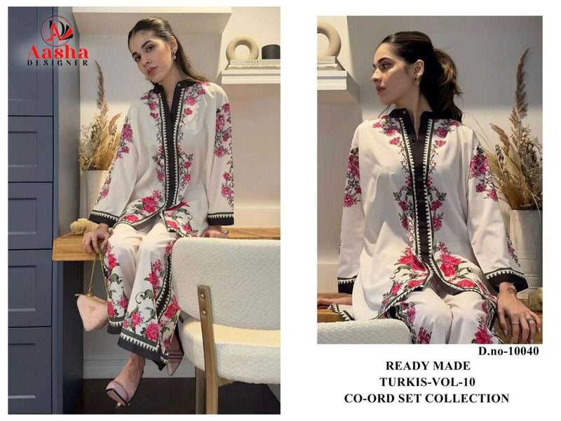 Aasha Designner 10037-10038-10039-10040 Modal Satin Pret Kurti