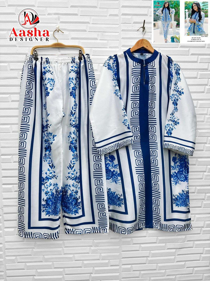 Aasha Designner 10041-10042-10043-10044 Modal Satin Pret Kurti