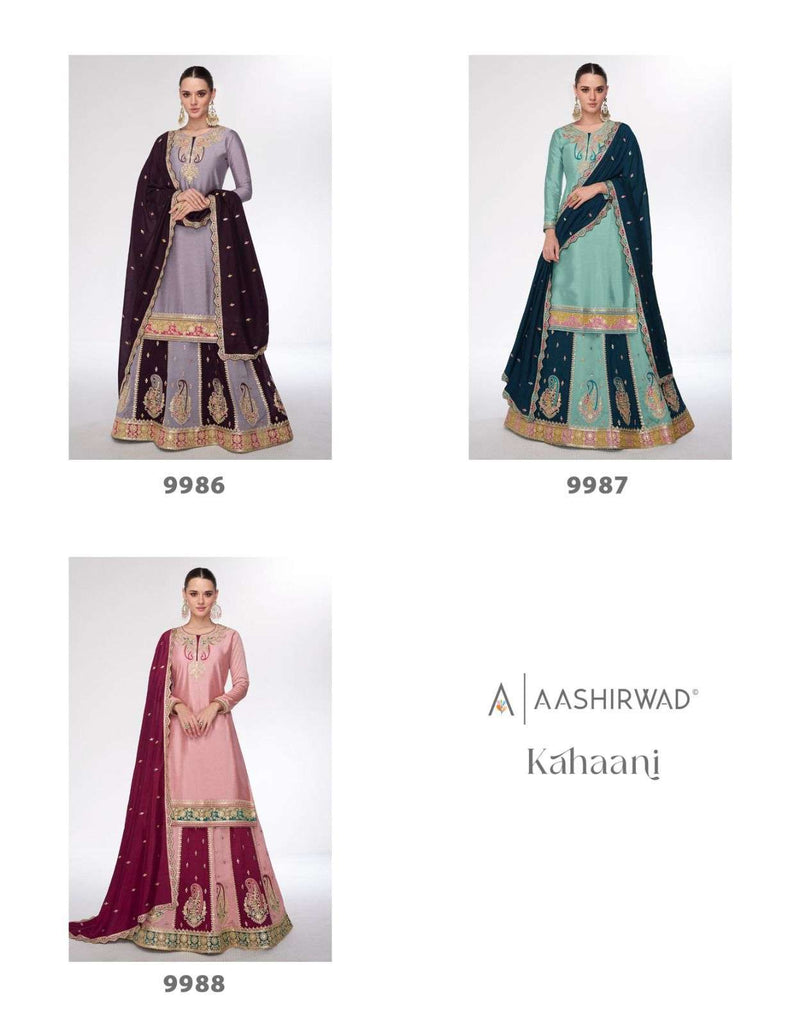 Aashirwad Creation Kahani Heavy Designer Wedding Wear Salwar Suit