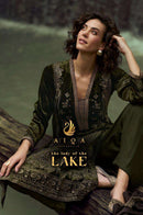 Aiqa The Lady Of The Lake Pure Viscose Velvet Fancy Work Salwar Suit