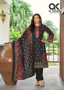 Al Karam Areeba Vol 2 Rayon Cotton Self Embroidered Work Salwar Kameez