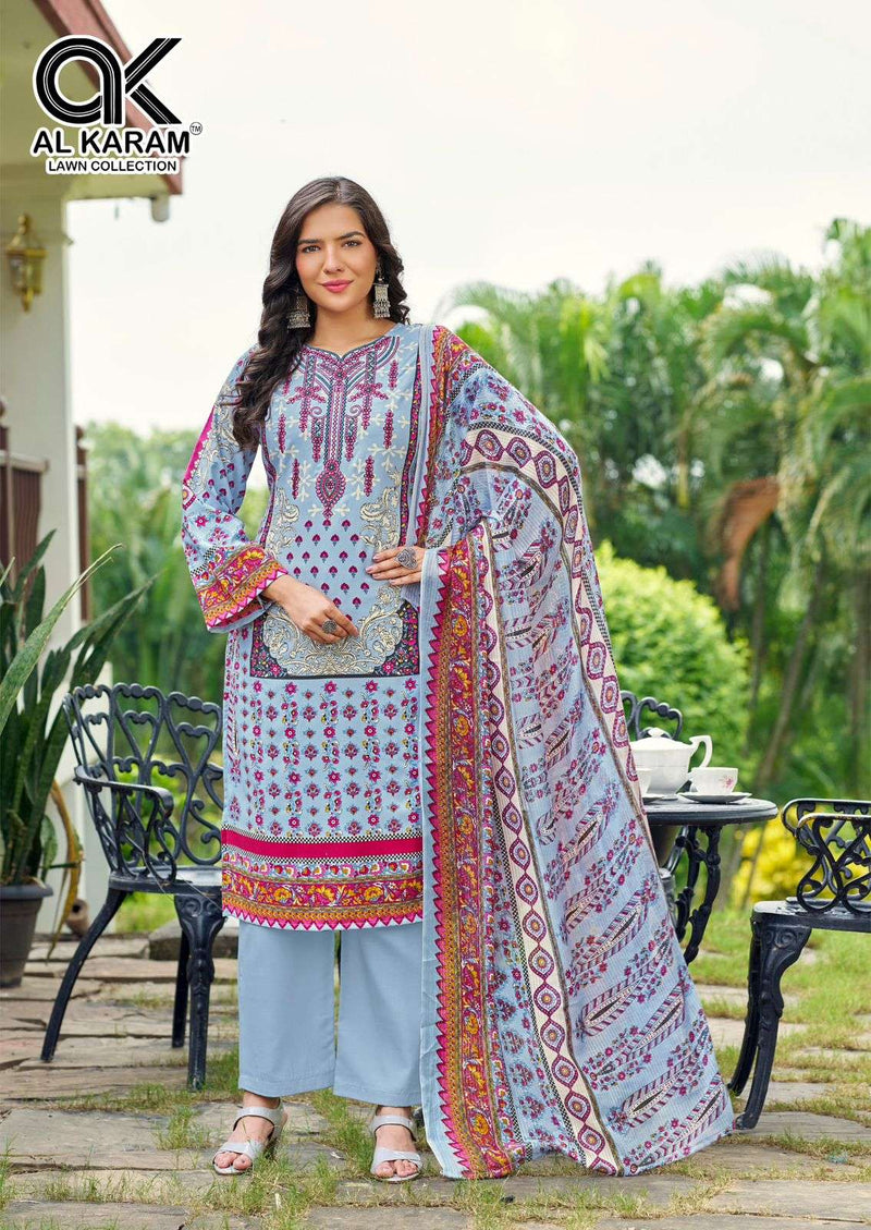 Al Karam Areeba Vol 2 Rayon Cotton Self Embroidered Work Salwar Kameez