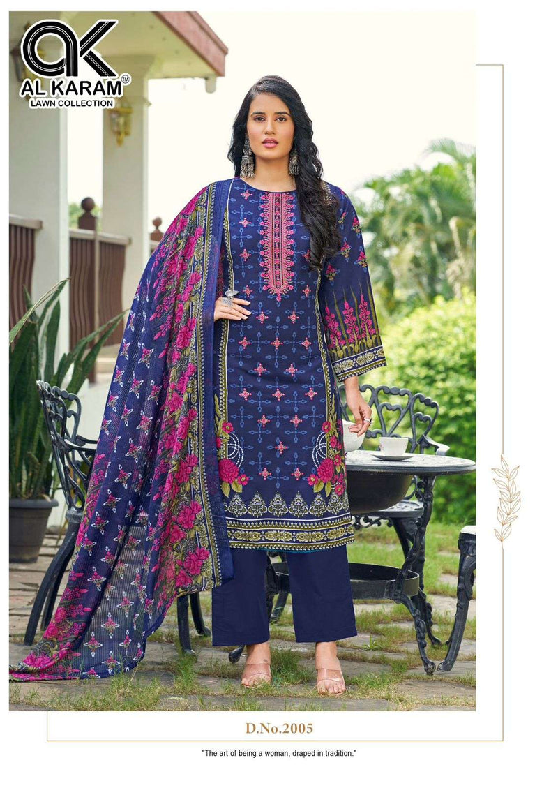 Al Karam Areeba Vol 2 Rayon Cotton Self Embroidered Work Salwar Kameez