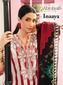Al Zohaib Inaaya Pure Cotton Embroidered Pakistani Designer Suit