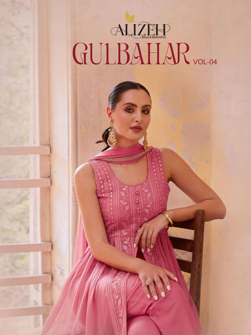 Alizeh Gulbahar Vol 4 Georgette Designer Party Wear Salwar Suit