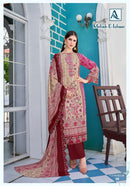 Alok Suits Mahek Pure Cotton Embroidered Work Pakistani Salwar Kameez