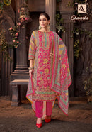 Alok Suits Shanvika Premium Jacquard Digital Print Handwork Salwar Suit