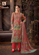 Alok Suits Shanvika Premium Jacquard Digital Print Handwork Salwar Suit