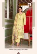 Alok Suits Tabeer Vol 22 Pure Cotton Cambric Lawn Embroidered Salwar Kameez