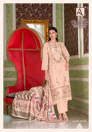 Alok Suits Tabeer Vol 22 Pure Cotton Cambric Lawn Embroidered Salwar Kameez