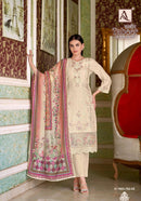 Alok Suits Tabeer Vol 22 Pure Cotton Cambric Lawn Embroidered Salwar Kameez
