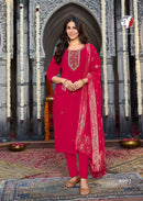 Anju Fabrics Vastra Vol 6 Modal Silk Designer Collection Combo Set Kurti