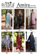 Arsala Fashion Amira Heavy Cotton Luxury Collection Vol 9 Printed Dailywear Salwar Suit