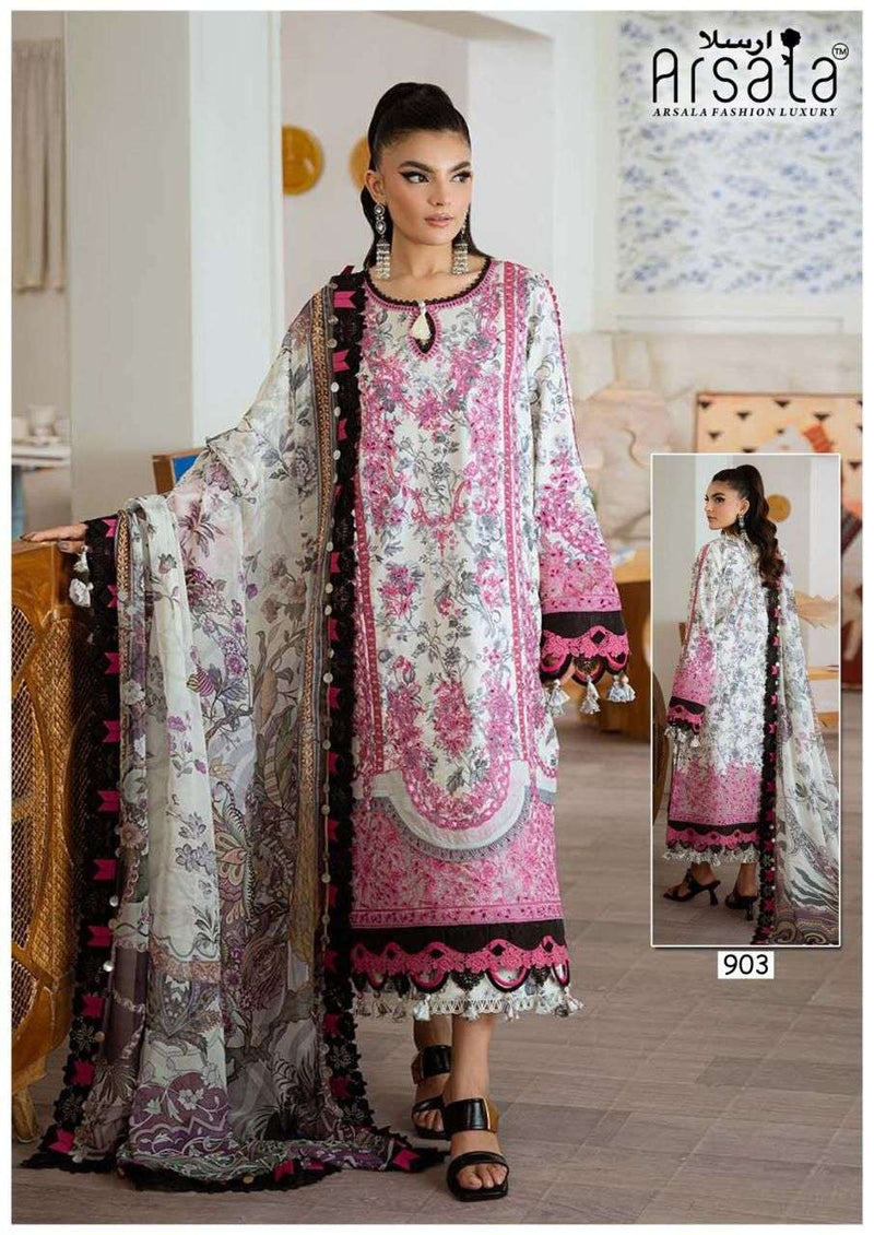 Arsala Fashion Amira Heavy Cotton Luxury Collection Vol 9 Printed Dailywear Salwar Suit