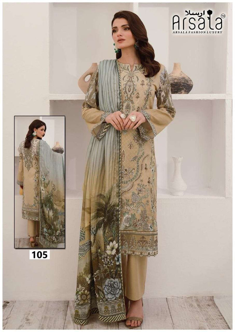 Arsala Fashion Amara Pure Heavy Lawn Cotton Printed Salwar Suit